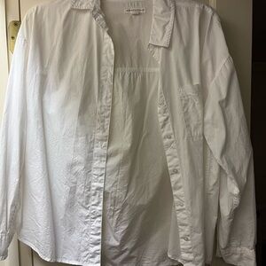 Aeropostale White Lightweight Shirt Jacket